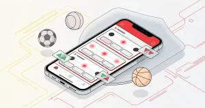 Live-Wettbereich mit Sportauswahl und laufenden Spielständen bei Optibet